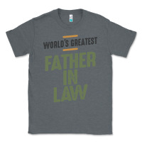 Charcoal Heather World's Greatest Father-In-Law - Dad and Grandpa Classic Tee - artisFamous