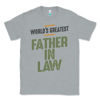 Heather Grey World's Greatest Father-In-Law - Dad and Grandpa Classic Tee - artisFamous