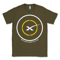 Army Green spacex drone ship Classic Tee - artisFamous