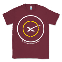Burgundy spacex drone ship Classic Tee - artisFamous