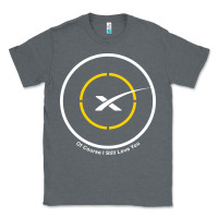 Charcoal Heather spacex drone ship Classic Tee - artisFamous