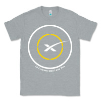 Heather Grey spacex drone ship Classic Tee - artisFamous