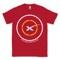 Red spacex drone ship Classic Tee - artisFamous