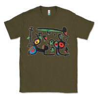 Army Green Contemporary Miro Classic Tee - artisFamous