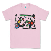 Bubblegum Pink Contemporary Miro Classic Tee - artisFamous