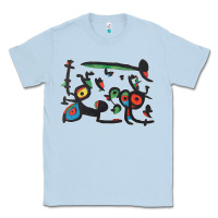 Dusty Blue Contemporary Miro Classic Tee - artisFamous