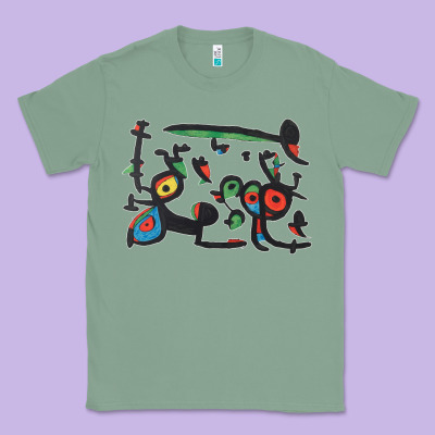 Contemporary Miro Classic Tee Designed By Artisfamous