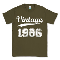 Army Green vintage 1986 Classic Tee - artisFamous