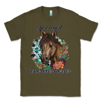 Army Green Just A Girl Who Loves Horses Classic Tee - artisFamous