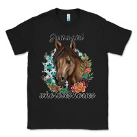 Black Just A Girl Who Loves Horses Classic Tee - artisFamous