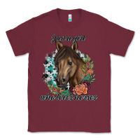 Burgundy Just A Girl Who Loves Horses Classic Tee - artisFamous