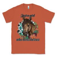 Copper Just A Girl Who Loves Horses Classic Tee - artisFamous