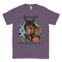 Lavender Just A Girl Who Loves Horses Classic Tee - artisFamous
