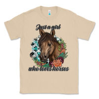 Mushroom Just A Girl Who Loves Horses Classic Tee - artisFamous