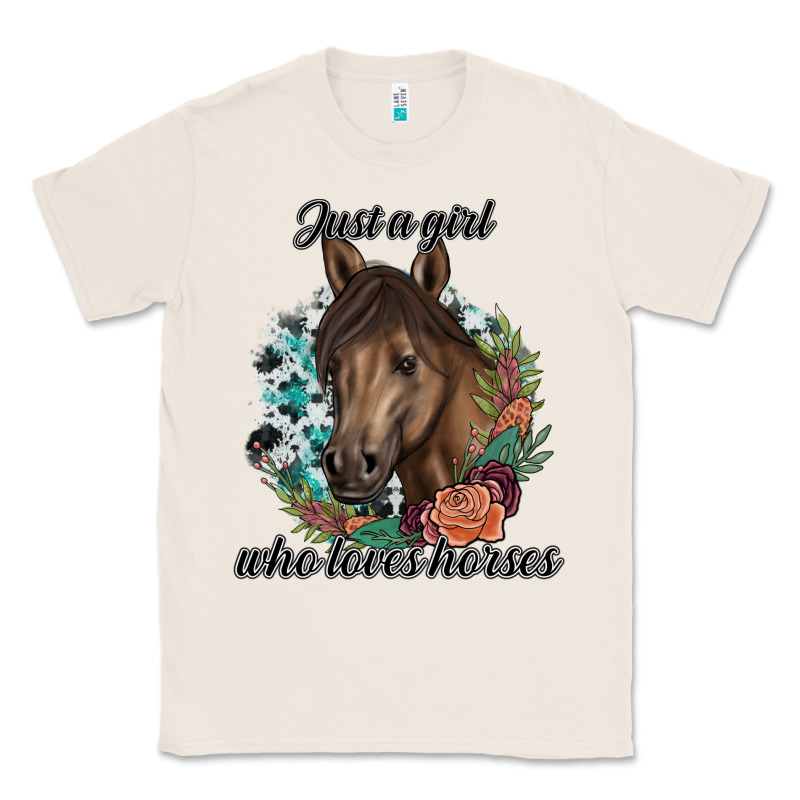 Just A Girl Who Loves Horses Classic Tee by artisFamous | Teevron