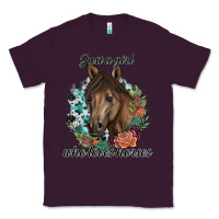 Plum Just A Girl Who Loves Horses Classic Tee - artisFamous