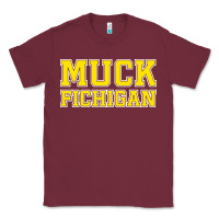 Burgundy muck fichigan Classic Tee - artisFamous
