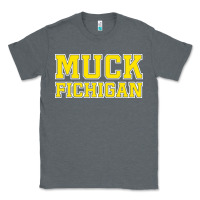 Charcoal Heather muck fichigan Classic Tee - artisFamous