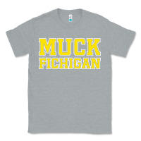 Heather Grey muck fichigan Classic Tee - artisFamous