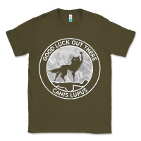 Army Green fantastic mr fox wolf canis mountain Classic Tee - artisFamous
