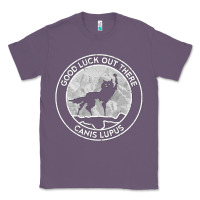 Lavender fantastic mr fox wolf canis mountain Classic Tee - artisFamous