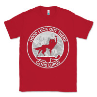 Red fantastic mr fox wolf canis mountain Classic Tee - artisFamous