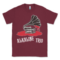 Burgundy alkaline trio Classic Tee - artisFamous