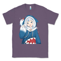 Lavender Smile Beautiful Gawr Gura Classic Tee - artisFamous
