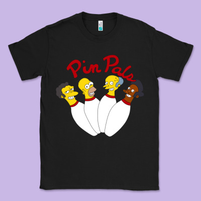 Pin Pals The Simpsons Classic Tee Designed By Artisfamous