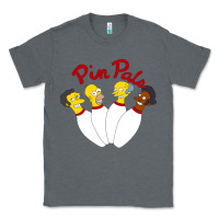 Charcoal Heather pin pals The Simpsons Classic Tee - artisFamous