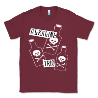 Burgundy alkaline trio Classic Tee - artisFamous