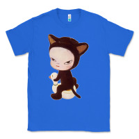 True Royal Yoshitomo Nara Cute Cat Classic Tee - artisFamous