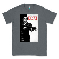 Charcoal Heather scarfaces Classic Tee - artisFamous