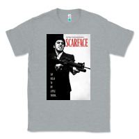 Heather Grey scarfaces Classic Tee - artisFamous