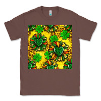 Chestnut St. Patrick's sunflower seamless pattern Classic Tee - BundleAndBundleShop