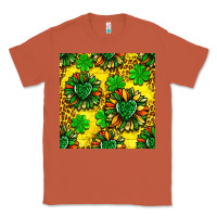 Copper St. Patrick's sunflower seamless pattern Classic Tee - BundleAndBundleShop