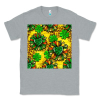 Heather Grey St. Patrick's sunflower seamless pattern Classic Tee - BundleAndBundleShop