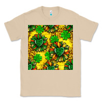 Mushroom St. Patrick's sunflower seamless pattern Classic Tee - BundleAndBundleShop