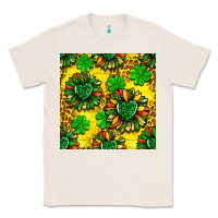 Natural St. Patrick's sunflower seamless pattern Classic Tee - BundleAndBundleShop