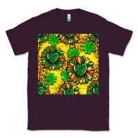 Plum St. Patrick's sunflower seamless pattern Classic Tee - BundleAndBundleShop