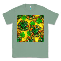Sage St. Patrick's sunflower seamless pattern Classic Tee - BundleAndBundleShop