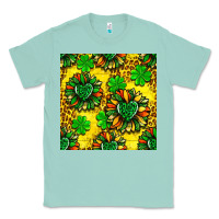 Seafoam St. Patrick's sunflower seamless pattern Classic Tee - BundleAndBundleShop