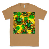 Toasted Coconut St. Patrick's sunflower seamless pattern Classic Tee - BundleAndBundleShop