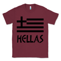Burgundy greece hellas Classic Tee - artisFamous