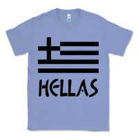 Colony Blue greece hellas Classic Tee - artisFamous