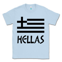 Dusty Blue greece hellas Classic Tee - artisFamous