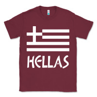 Burgundy greece hellas Classic Tee - artisFamous