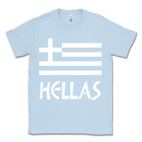Dusty Blue greece hellas Classic Tee - artisFamous