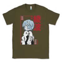 Army Green aesthetic evangelion Classic Tee - artisFamous
