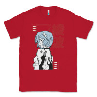 Red aesthetic evangelion Classic Tee - artisFamous